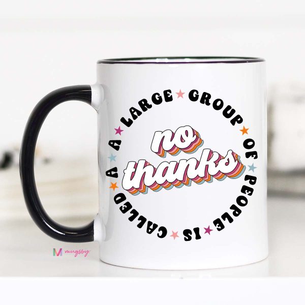 A Large Group of People Mug, Introvert Coffee Mug on Sale