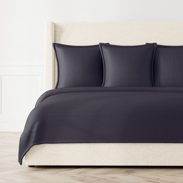Linea Coverlet Set - Black Fashion