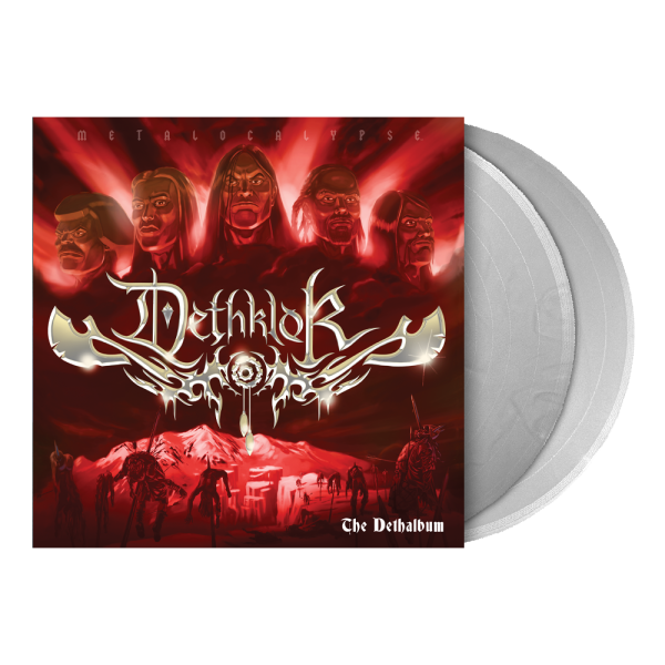 DETHKLOK ‘THE DETHALBUM’ EXPANDED EDITION 2LP (Opaque Silver Vinyl) For Cheap